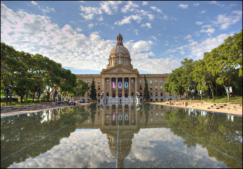 The Alberta Legislature in Edmonton